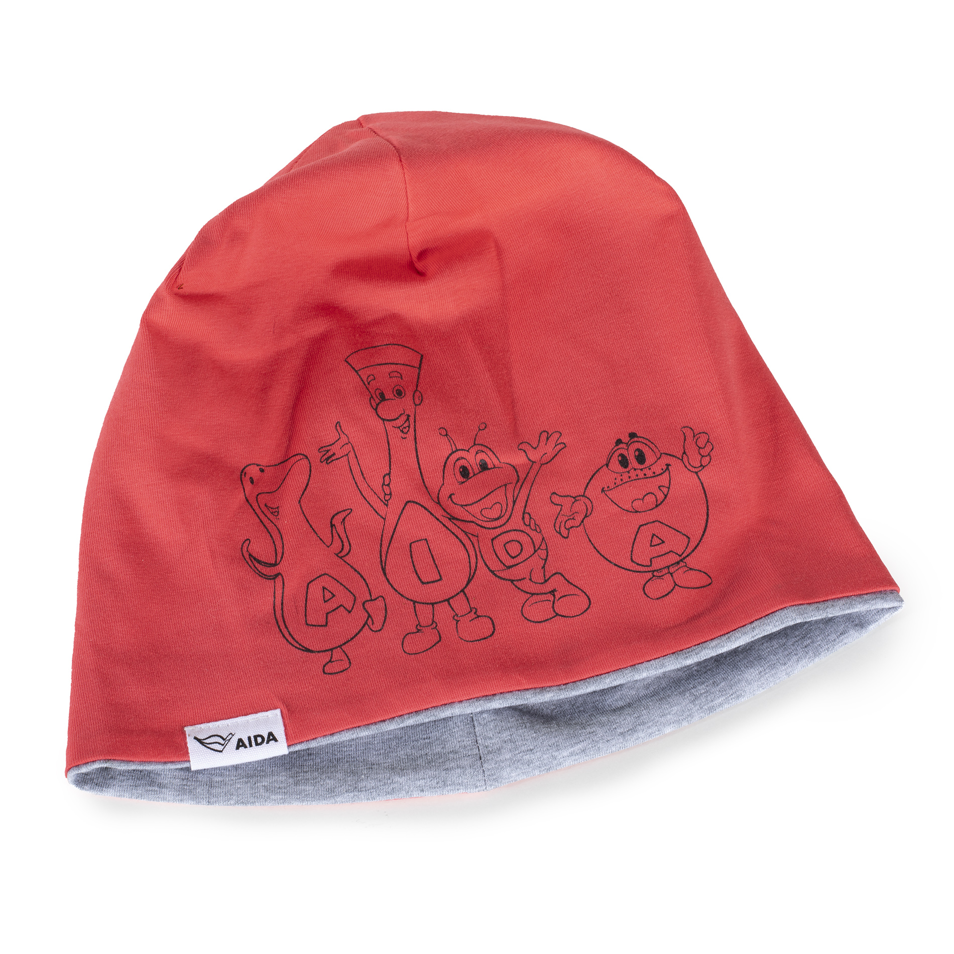 AIDA Wendebeanie Kids in pink mit Clubbie Motiv
