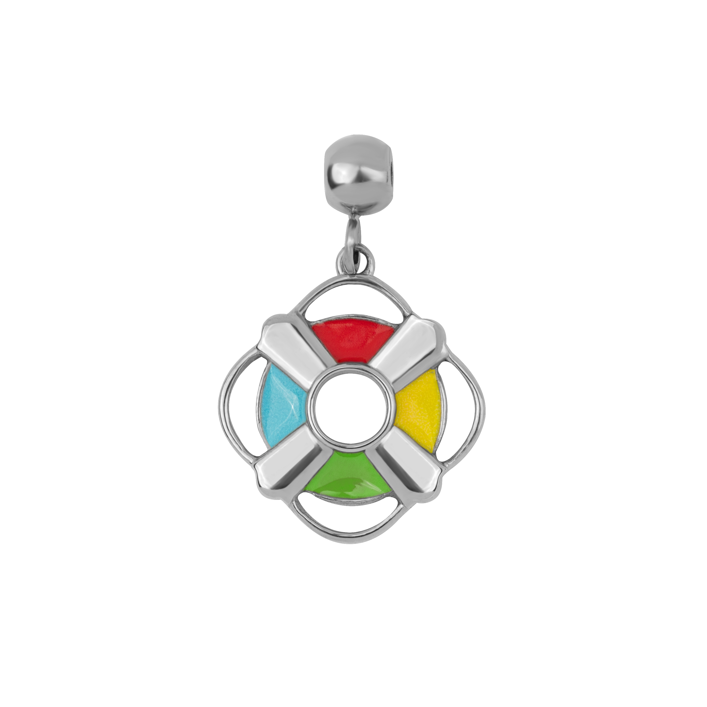 Paul Hewitt AIDA Charm Rettungsring bunt silber