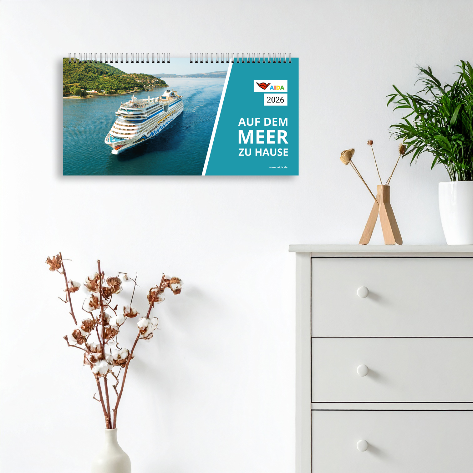 AIDA Panorama Wandkalender 2026