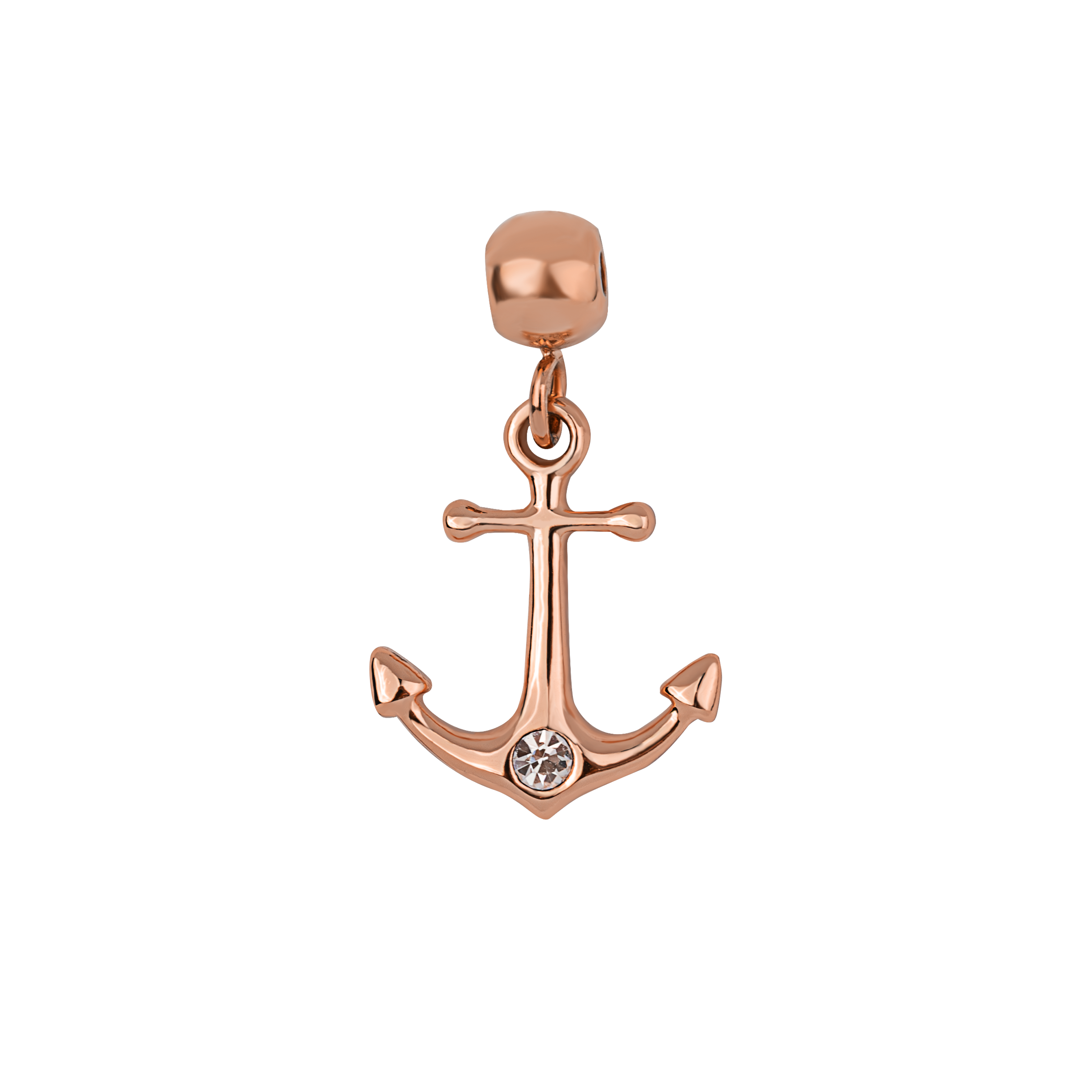 Paul Hewitt AIDA Charm Anker mit Stein Roségold