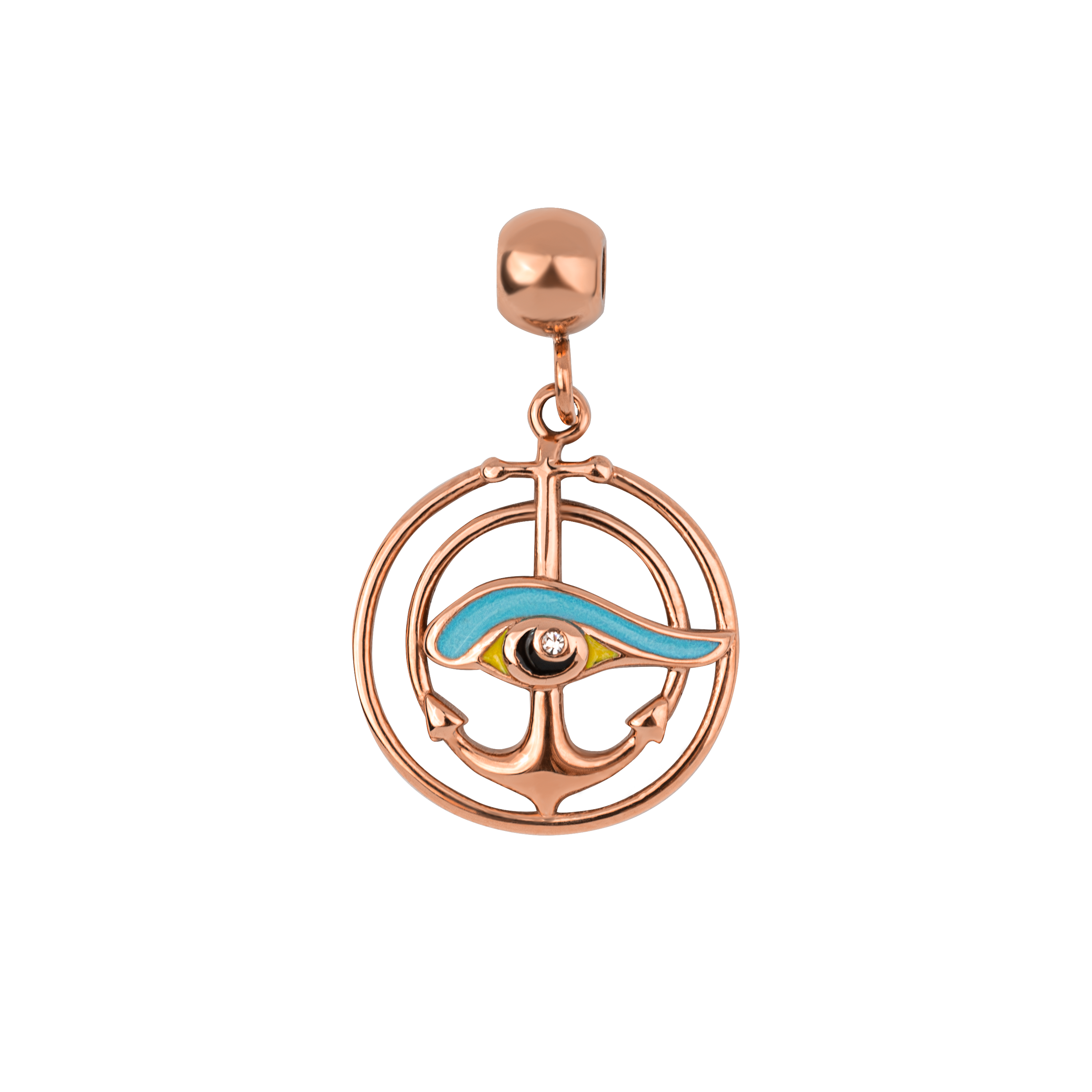 Paul Hewitt AIDA Charm Anker mit Auge in Roségold