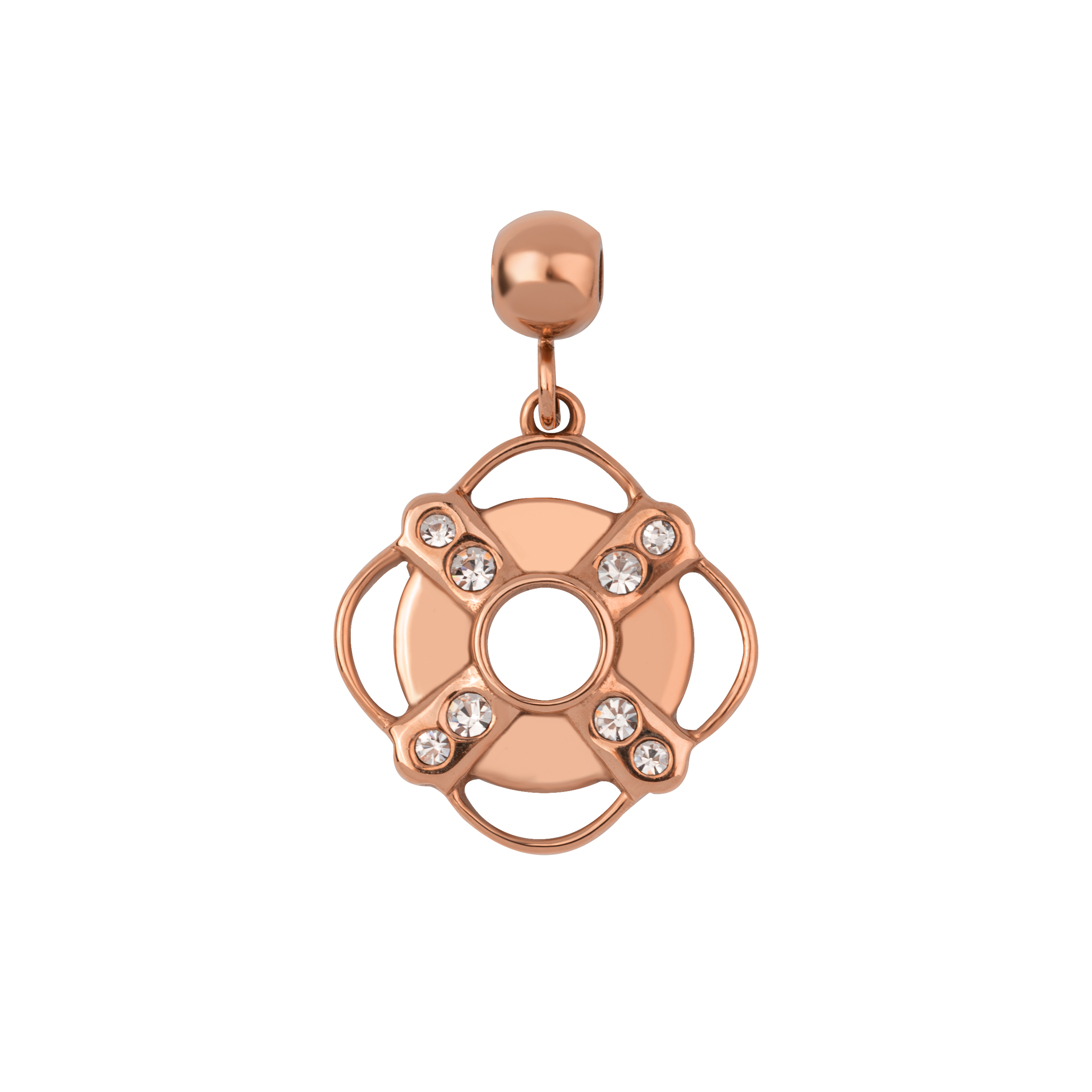 Paul Hewitt AIDA Charm Rettungsring Stein Roségold