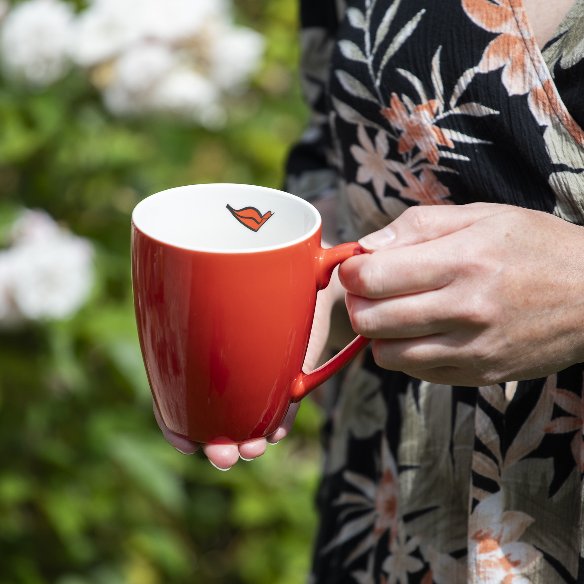 AIDA Kaffeetasse Rot mit Kussmund