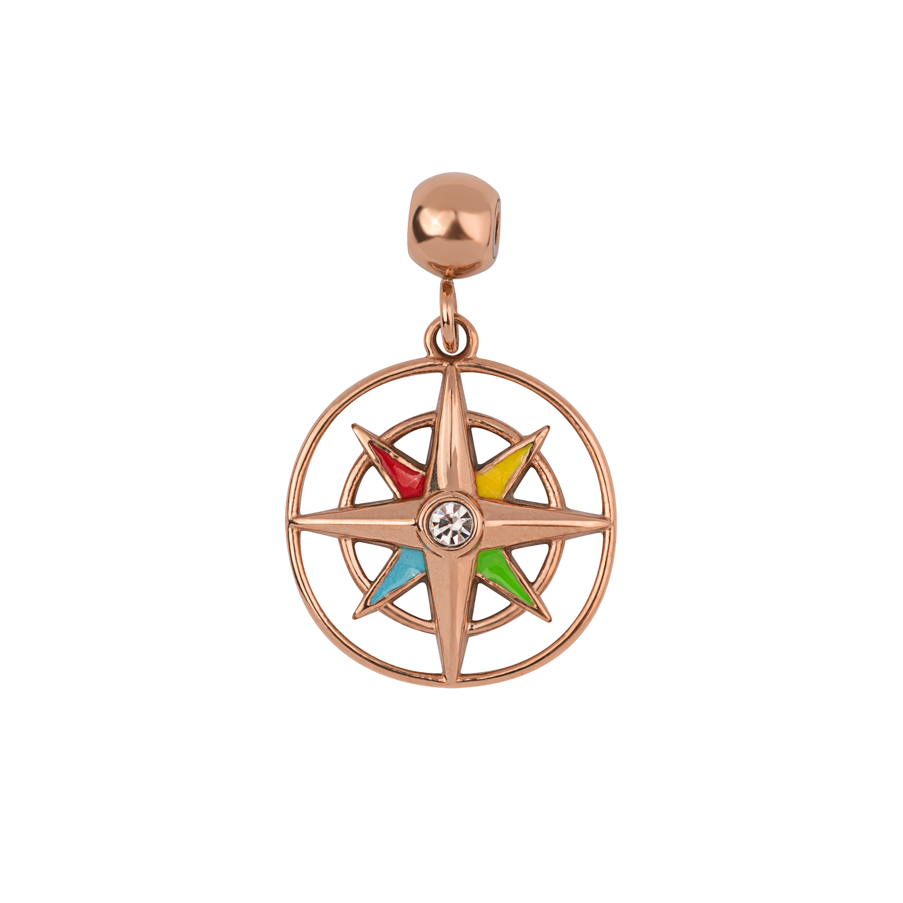 Paul Hewitt AIDA Charm Windrose mit Stein Roségold
