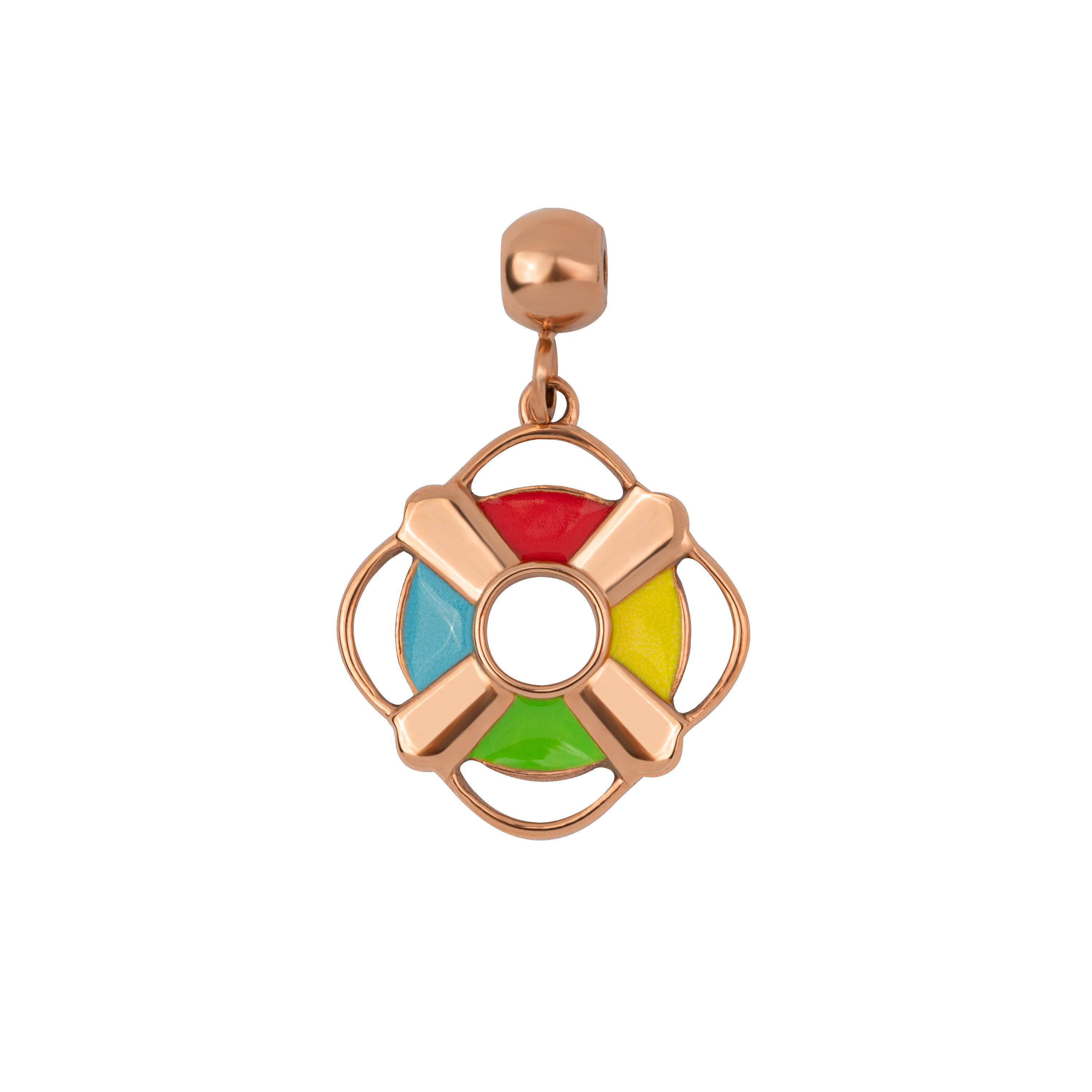 Paul Hewitt AIDA Charm Rettungsring bunt Roségold