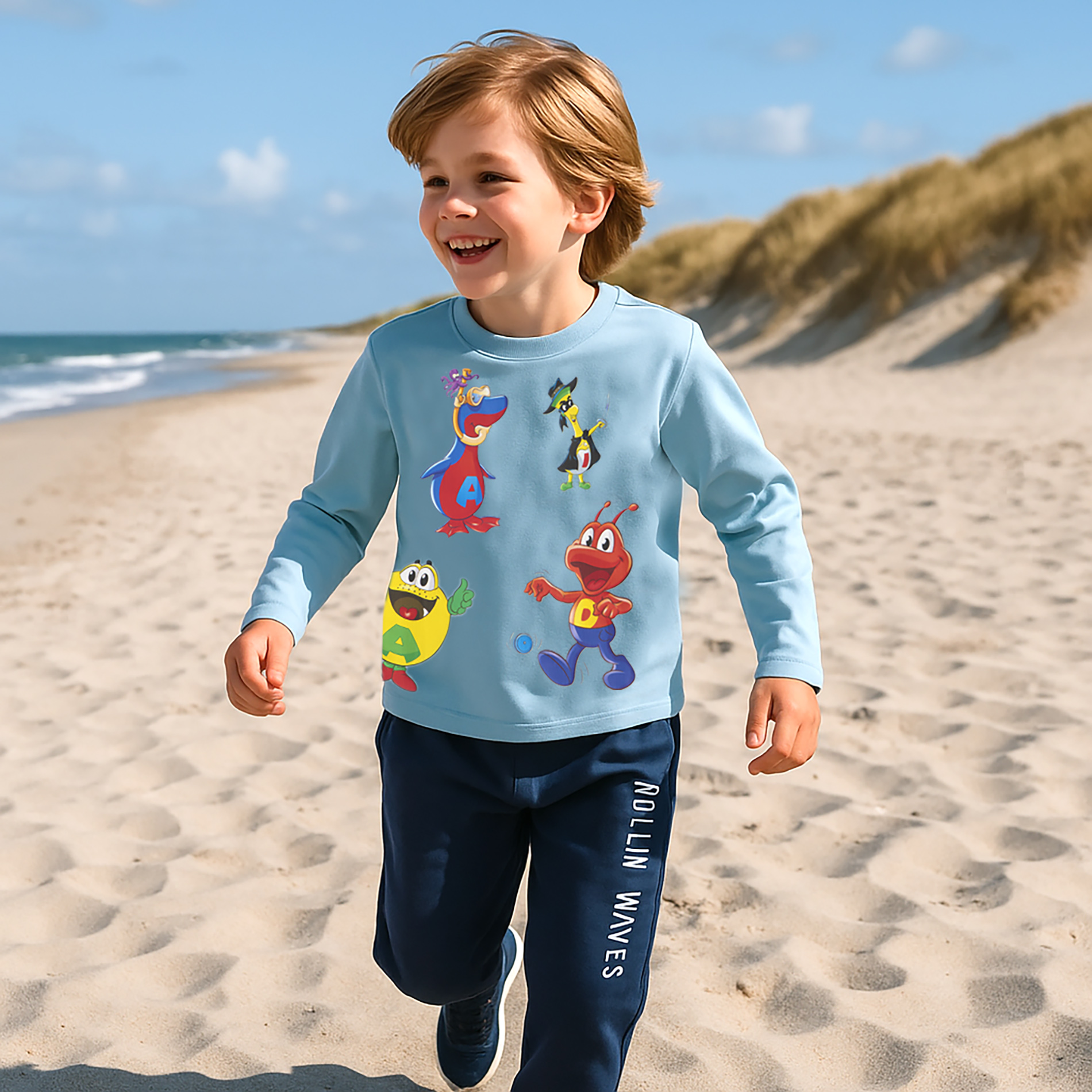 Longsleeve Kids Clubbies Hellblau